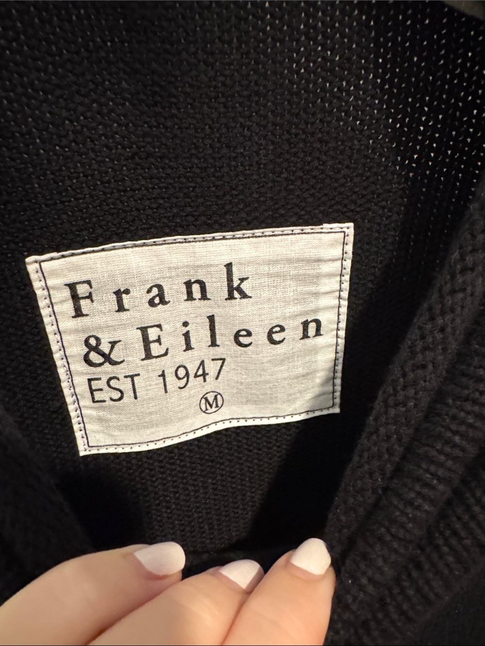 Frank & Eileen Black rollneck Sweater - Picture 4 of 6